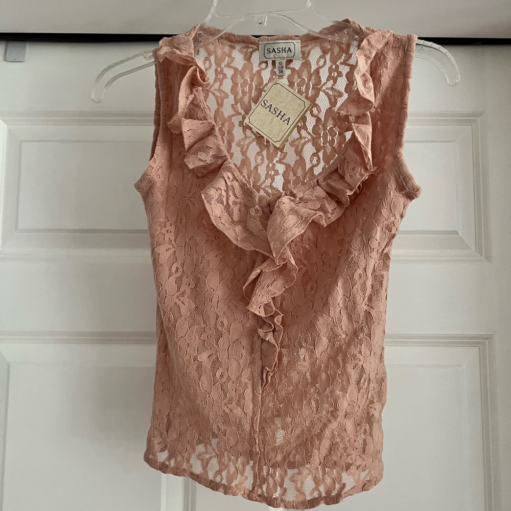 Tan colored top